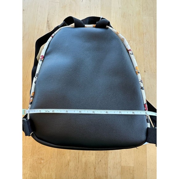 Bioworld Disney Mickey Mouse Print Mini Backpack White Brand New - Picture 8 of 8